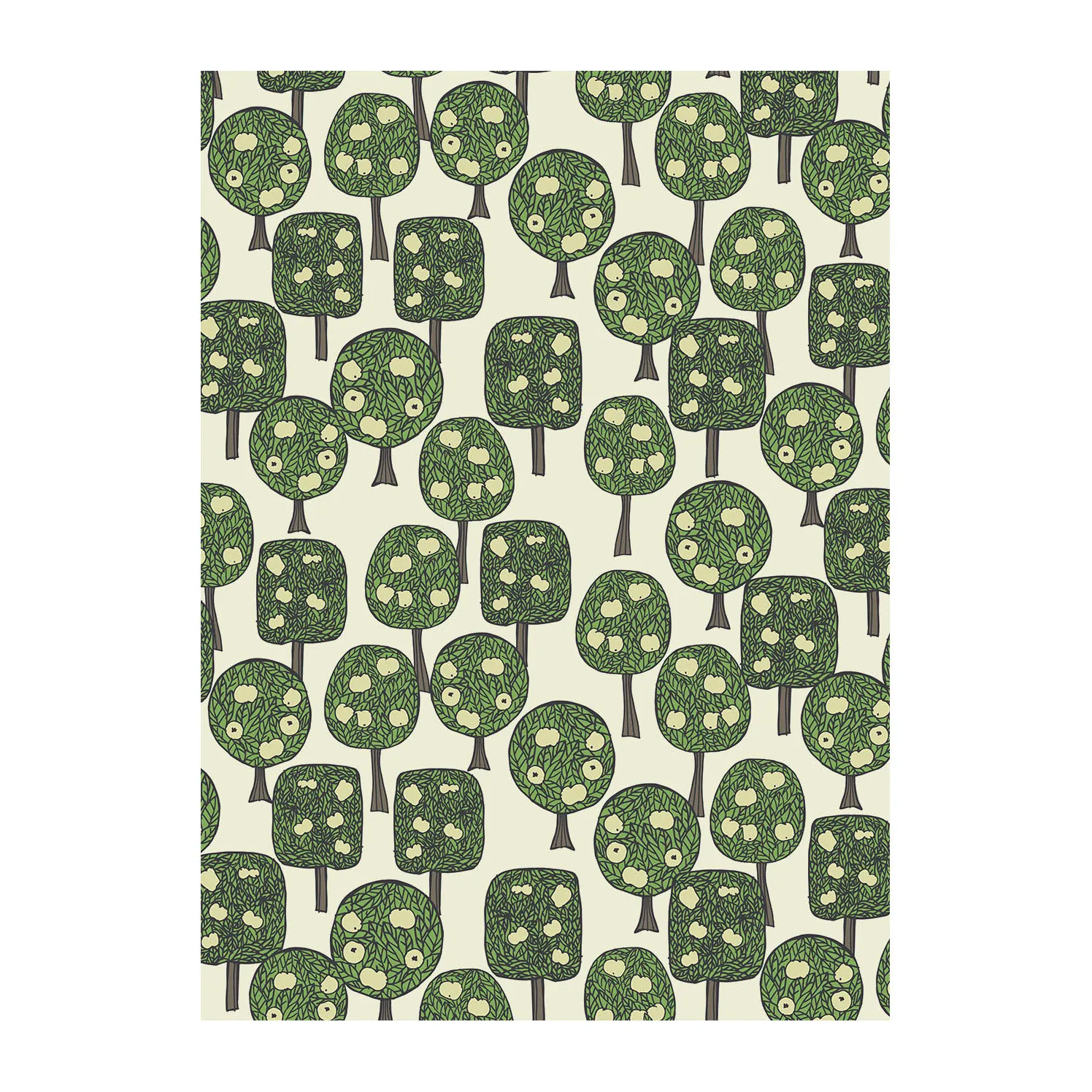 Hule Äppelskogen, Verde claro Arvidssons Textil