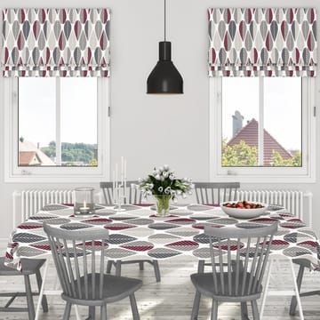 Hule Blader - gris-rojo - Arvidssons Textil