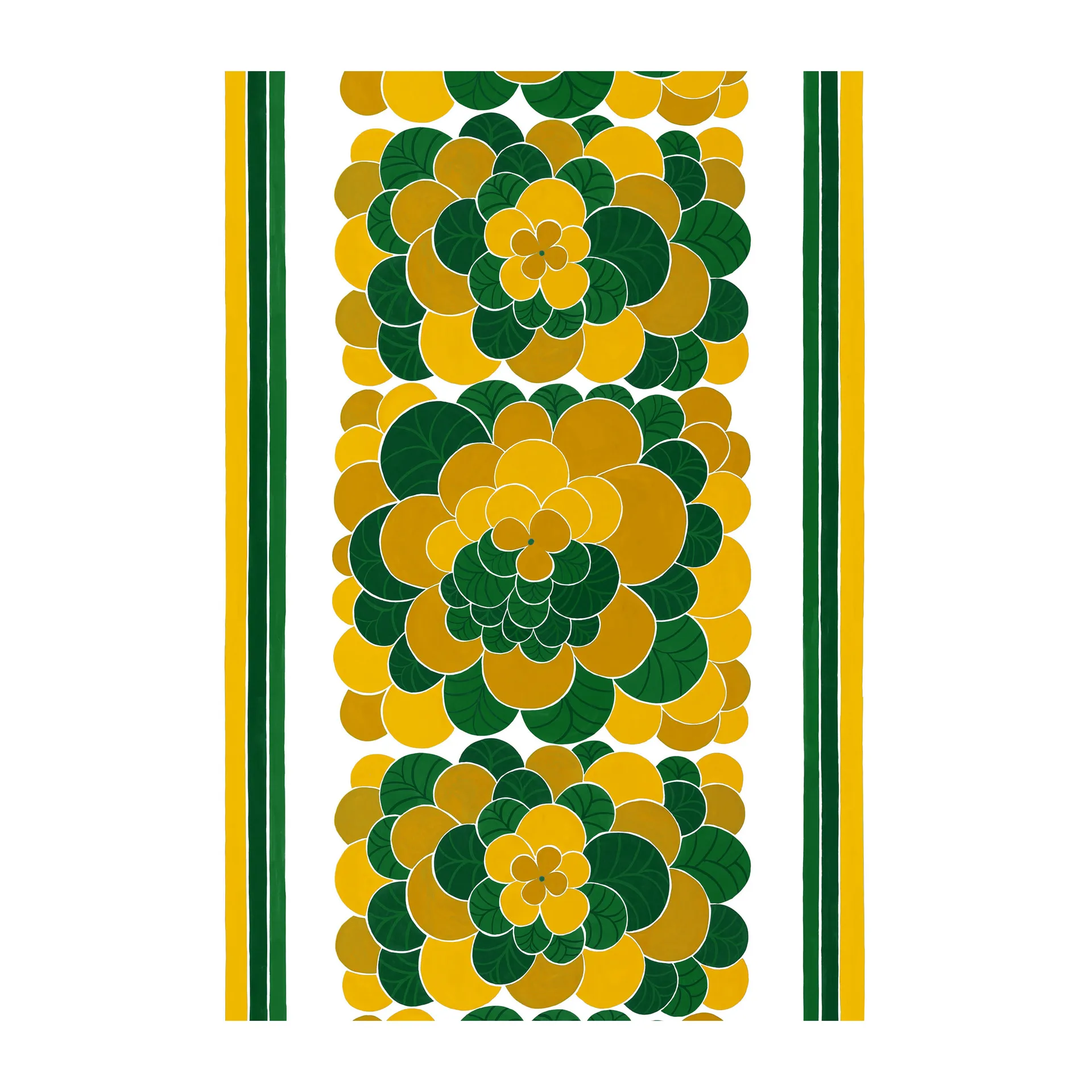 Hule Cirrus, Amarillo-Verde Arvidssons Textil