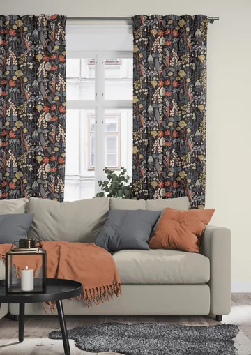 Hule Här sover ingen björn - Azul oscuro - Arvidssons Textil