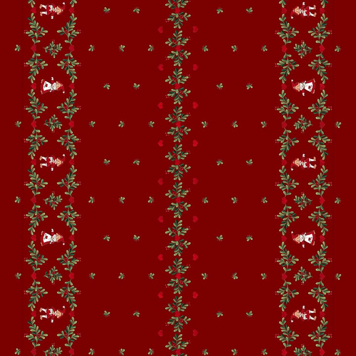 Hule Hjärtans jul bård - rojo - Arvidssons Textil