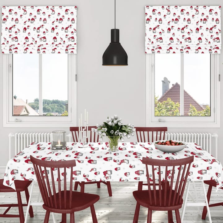 Hule Julian, Off white-rojo Arvidssons Textil