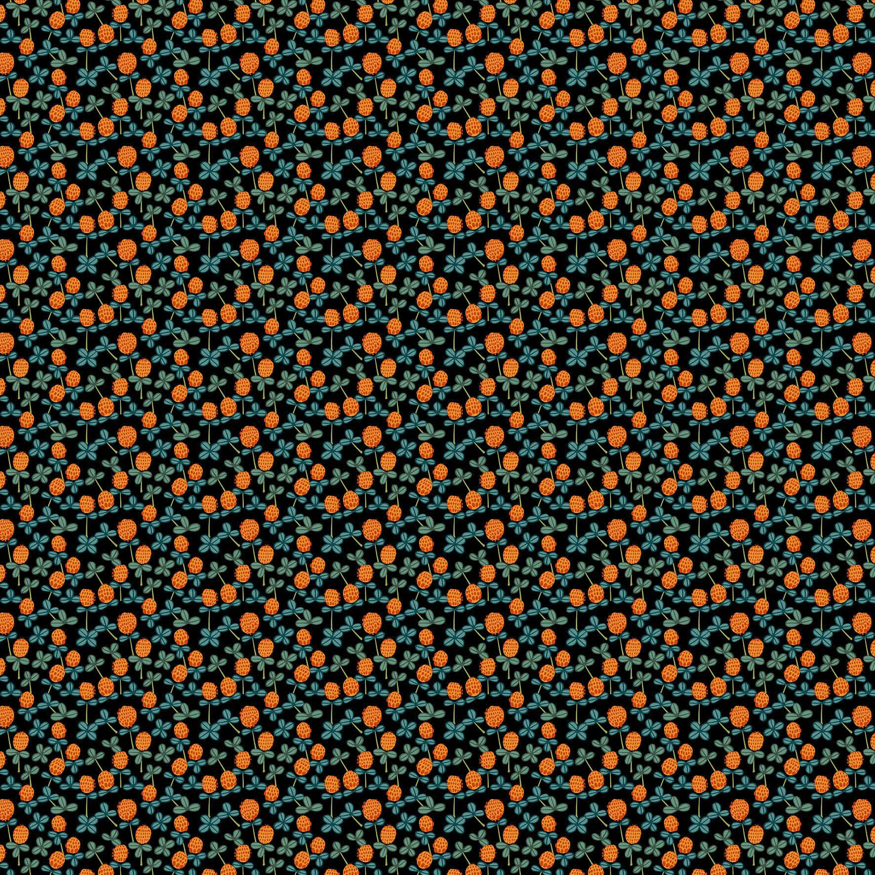 Hule Klöveräng, Naranja-negro Arvidssons Textil