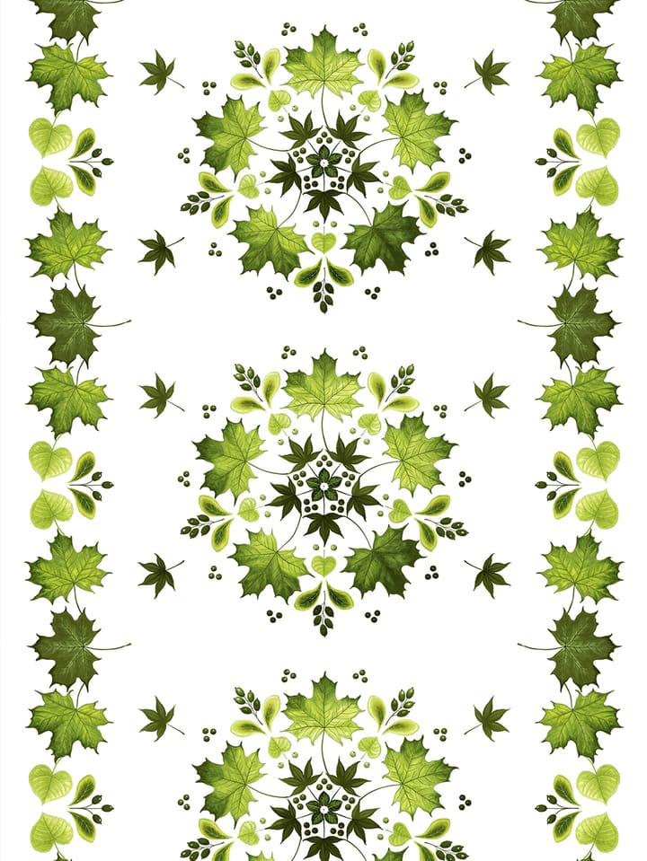 Hule Lövkrans - verde - Arvidssons Textil