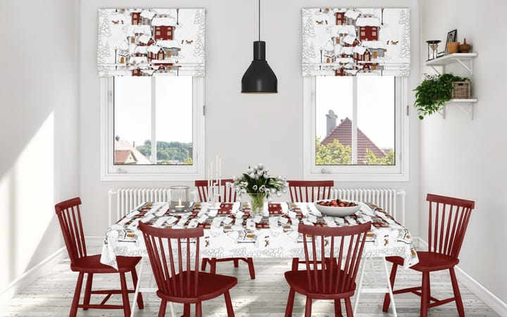 Hule Mikkel, Offwhite-gris-rojo Arvidssons Textil