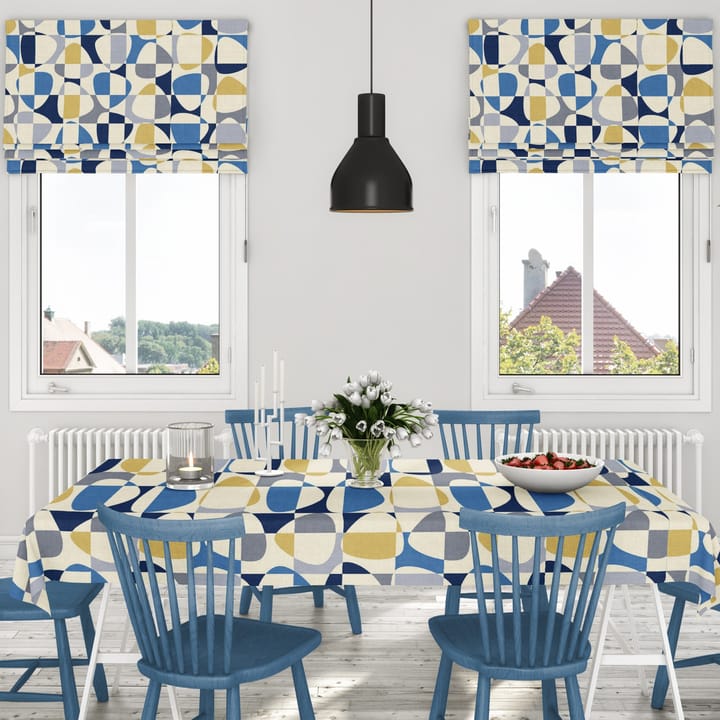 Hule Mosaik - azul - Arvidssons Textil