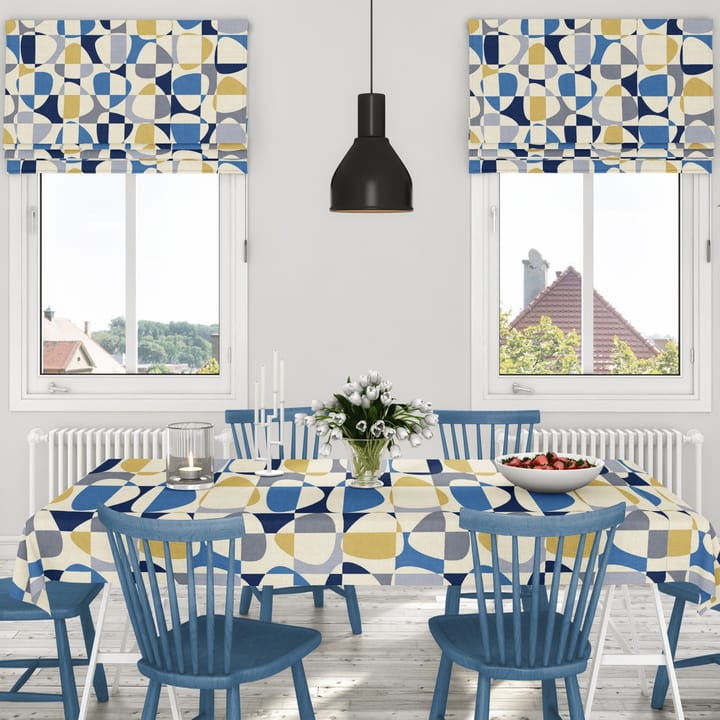 Hule Mosaik, azul Arvidssons Textil