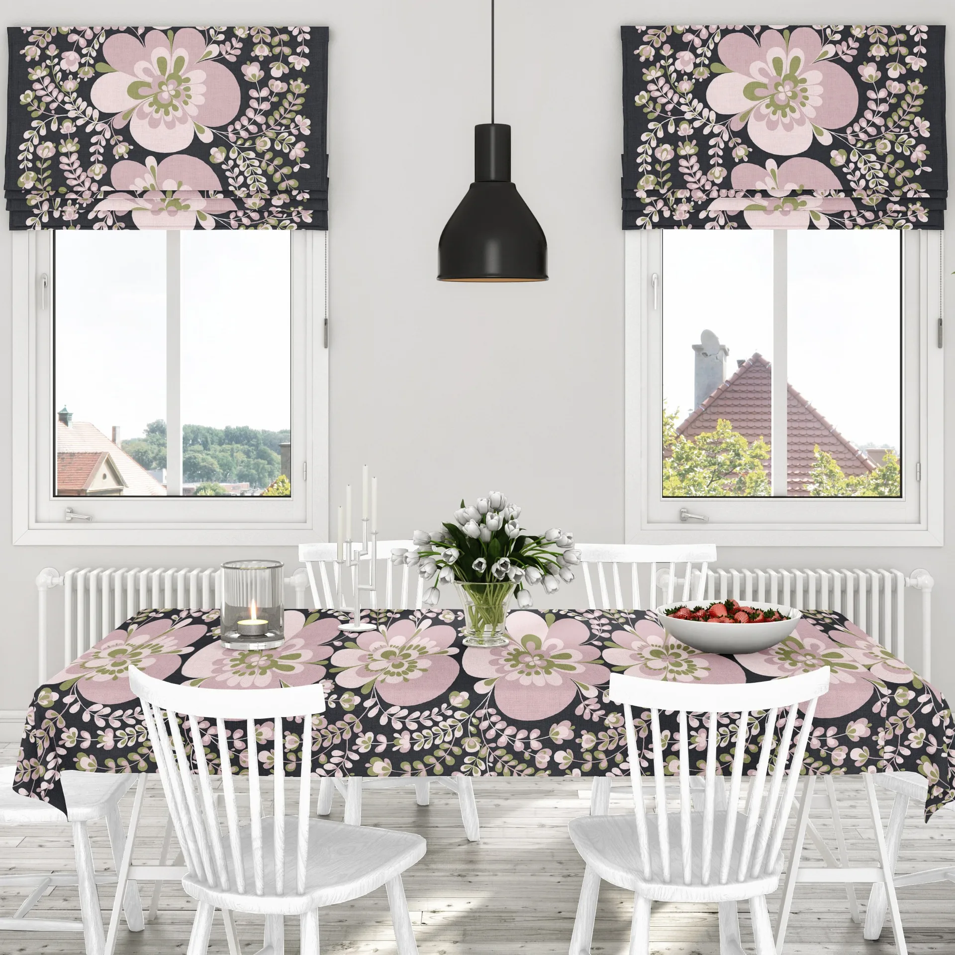 Hule Viveka, Rosa-gris Arvidssons Textil