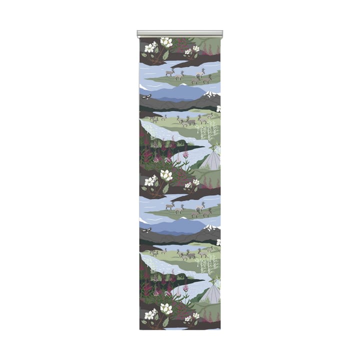 Set de 2 cortinas de panel Fjällvandring - Verde/azul - Arvidssons Textil