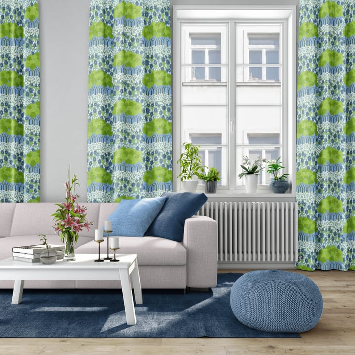 Tela Allé, verde-azul Arvidssons Textil
