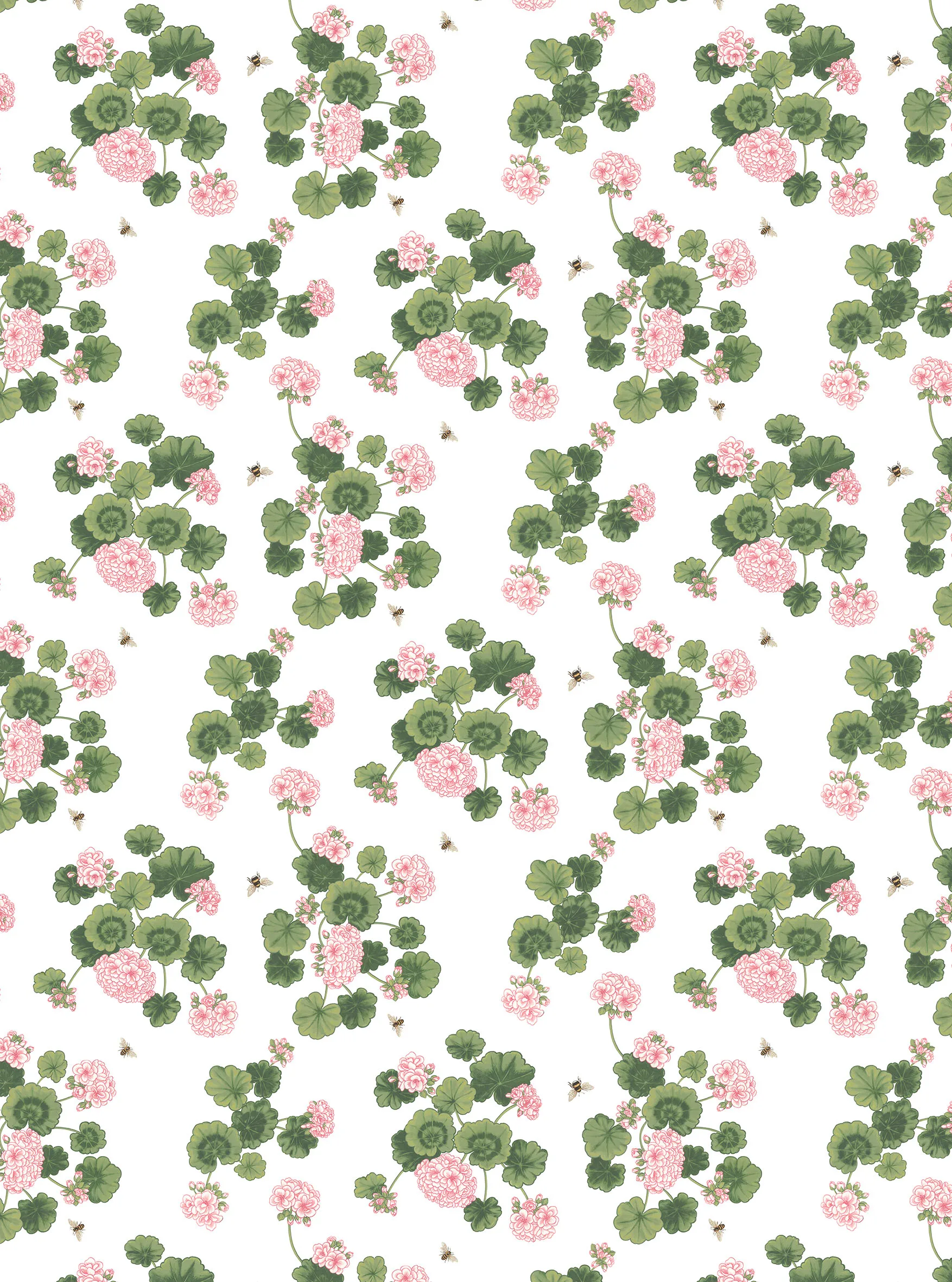 Tela Astrid, Rosa-verde Arvidssons Textil