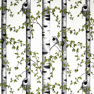 Tela Björkdungen - blanco - Arvidssons Textil