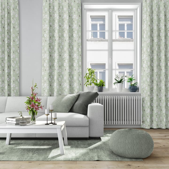 Tela Blomstersurr - verde - Arvidssons Textil