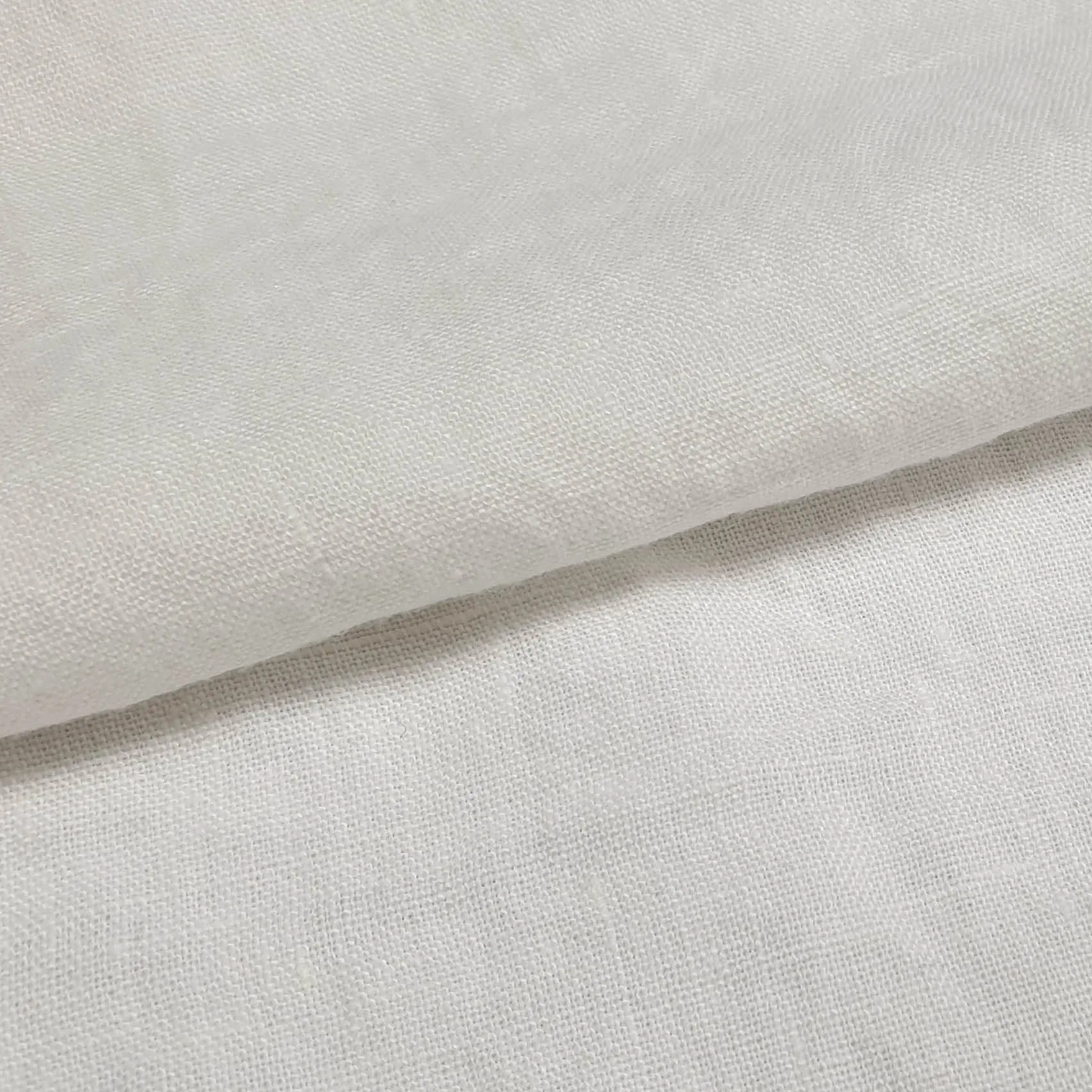 Tela de lino Duvemåla, blanco Arvidssons Textil