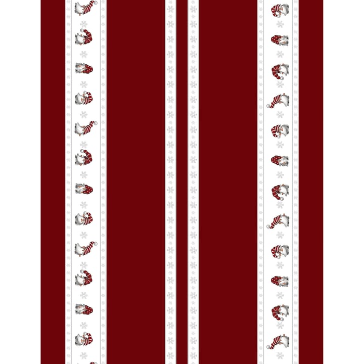 Tela de navidad Julian y Co. cenefa - rojo - Arvidssons Textil