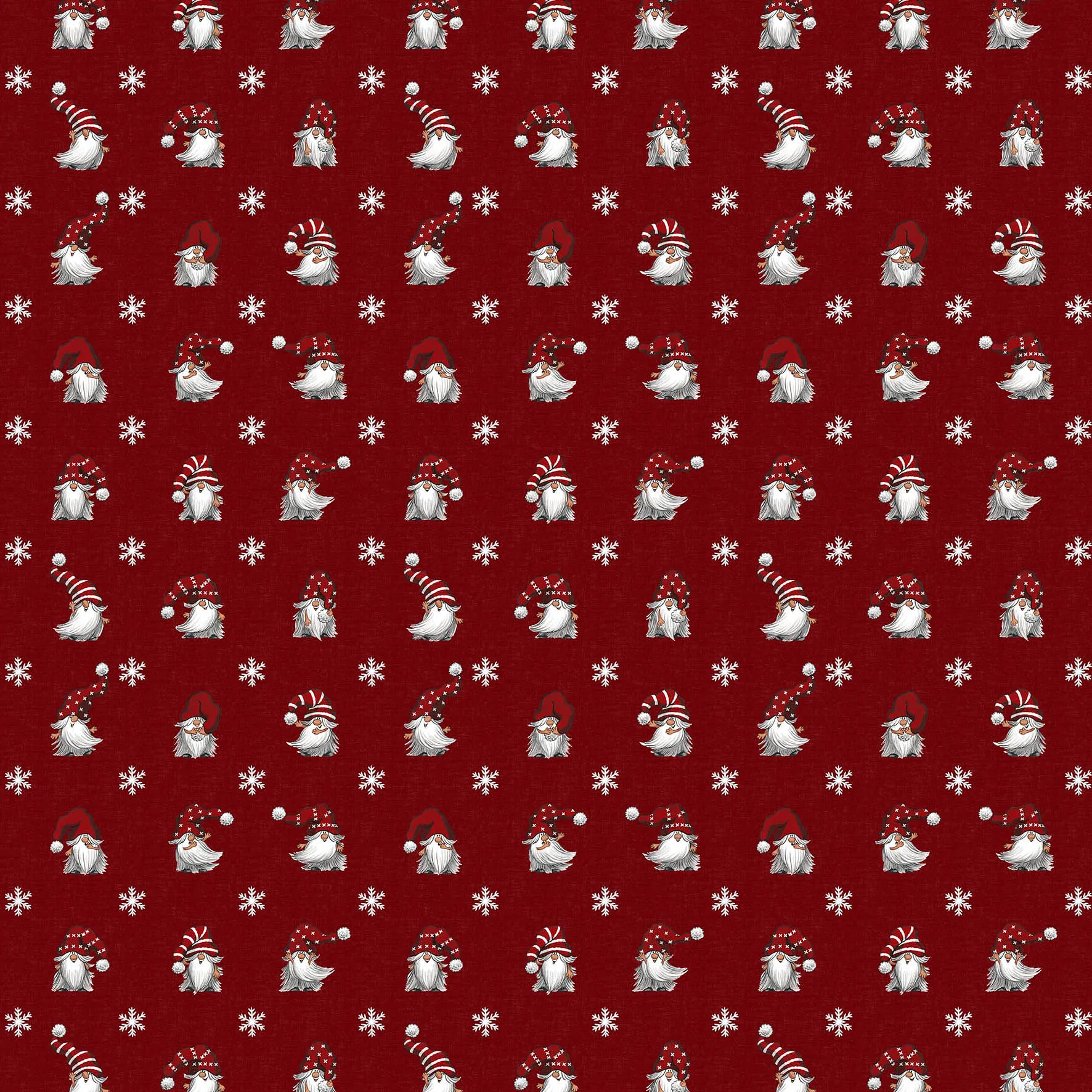 Tela de navidad Julian y Co., rojo Arvidssons Textil