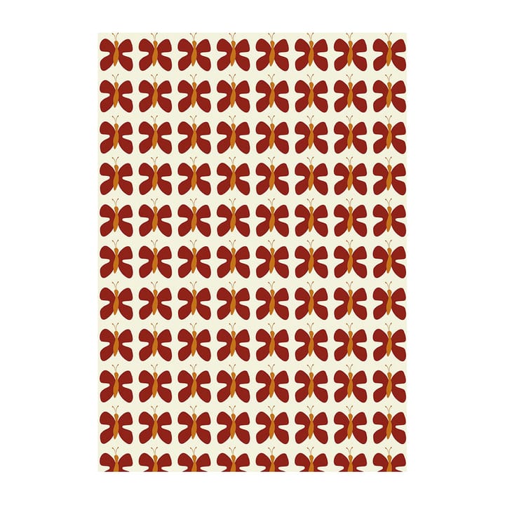 Tela Fjäril Mini - Rojo - Arvidssons Textil