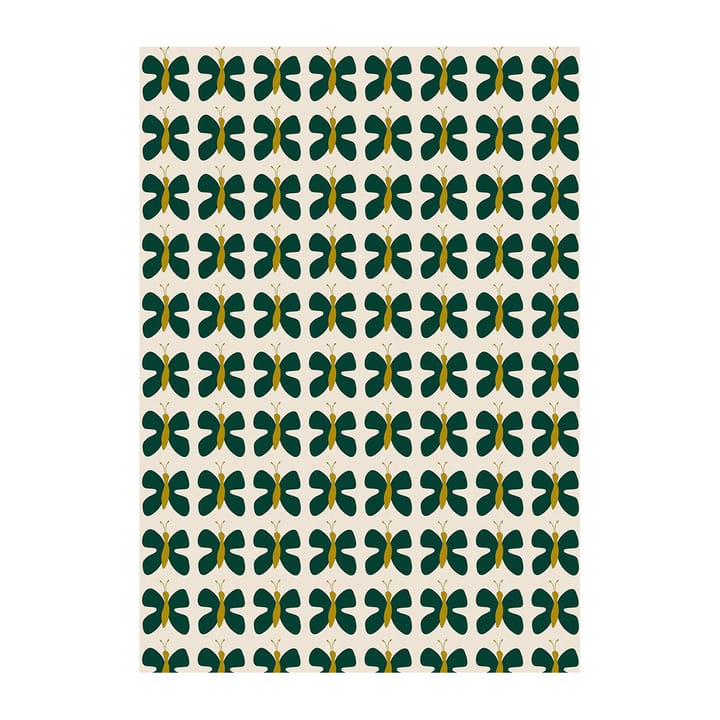 Tela Fjäril Mini - Verde-Amarillo - Arvidssons Textil