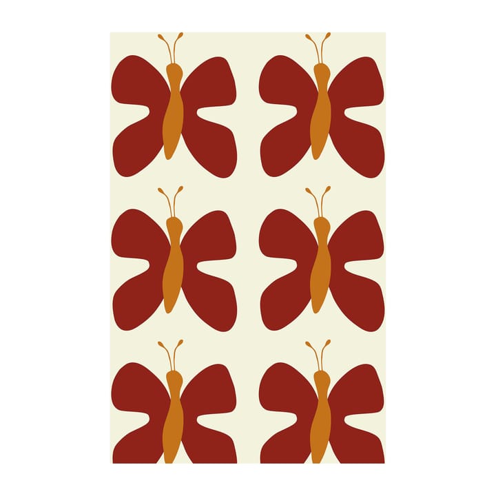 Tela Fjäril - Rojo - Arvidssons Textil