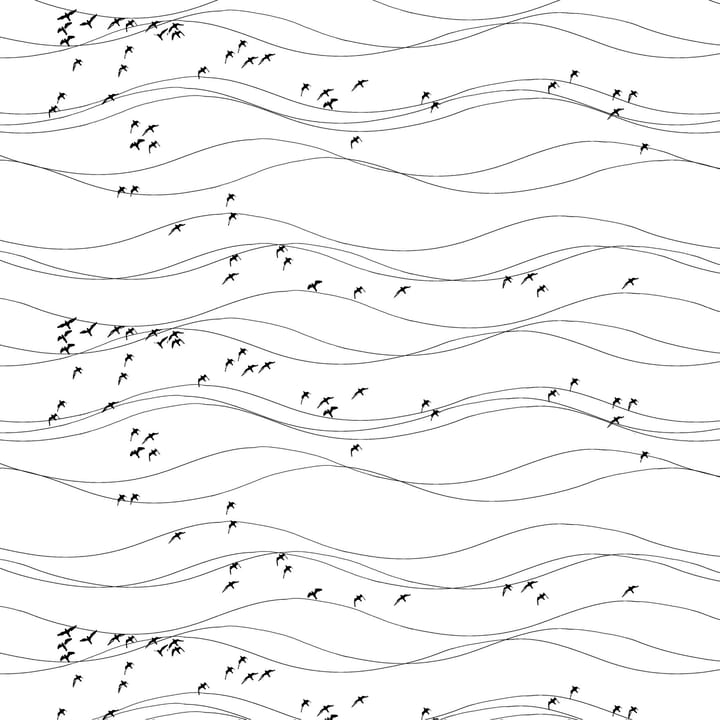 Tela Flyttfåglar - negro - Arvidssons Textil