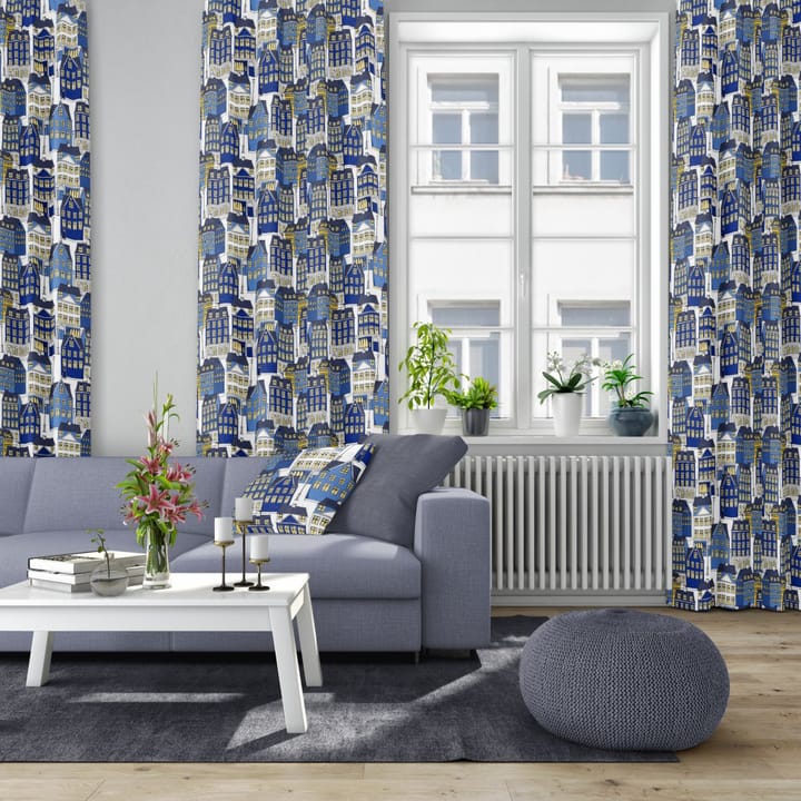 Tela Gamlastan, azul Arvidssons Textil