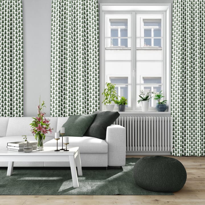 Tela Granen - Off white-verde - Arvidssons Textil