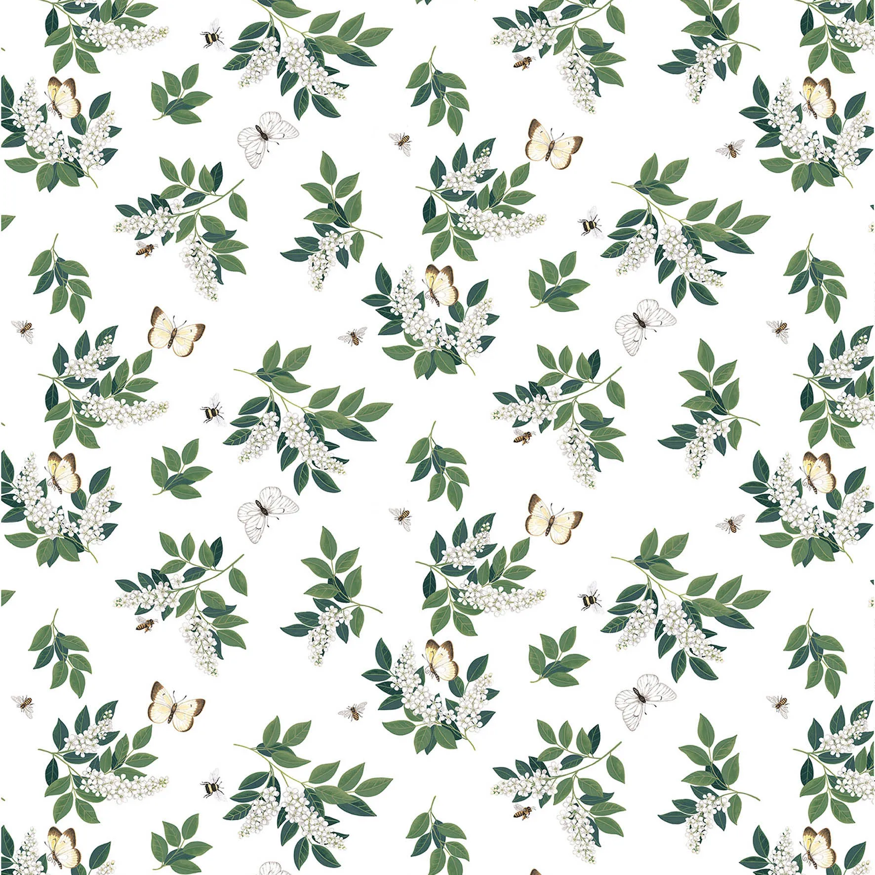 Tela Häggå, verde Arvidssons Textil