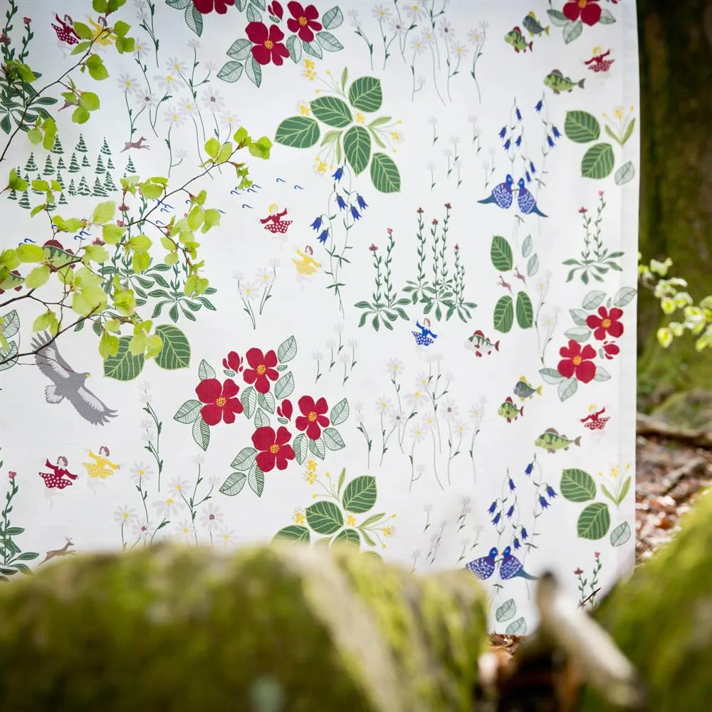Tela Himlajorden, blanco Arvidssons Textil