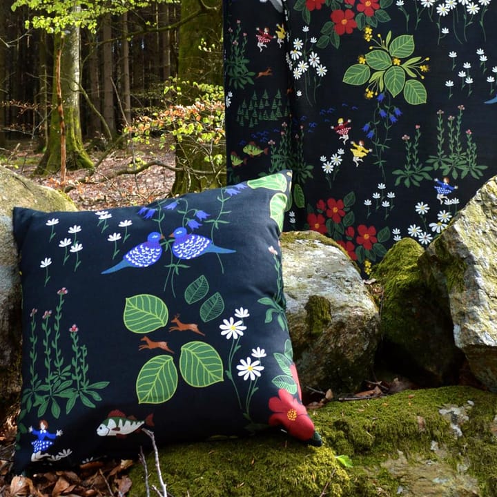 Tela Himlajorden, negro Arvidssons Textil