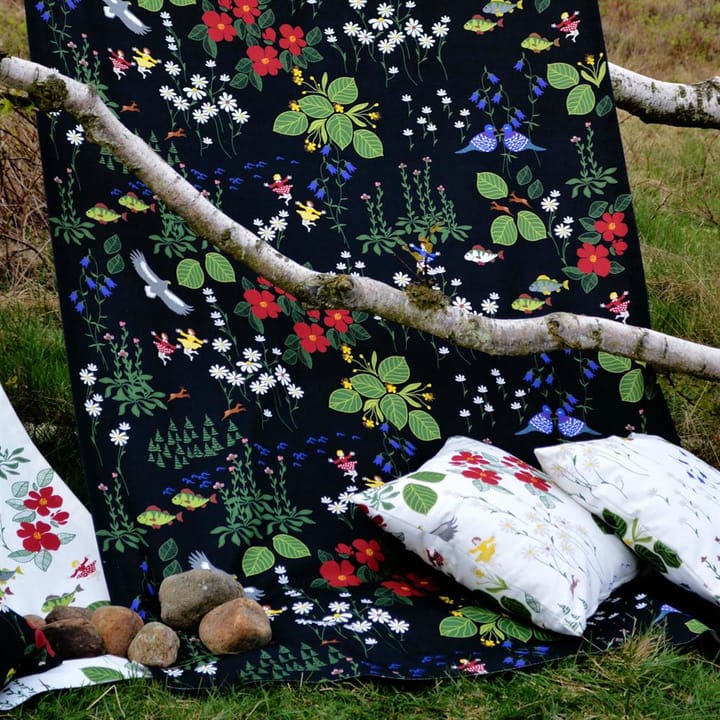 Tela Himlajorden, negro Arvidssons Textil
