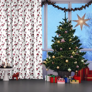 Tela Julian - Off white-rojo - Arvidssons Textil