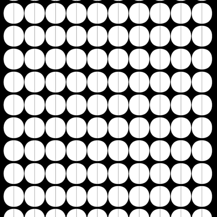 Tela Lane - círculos blancos - Arvidssons Textil