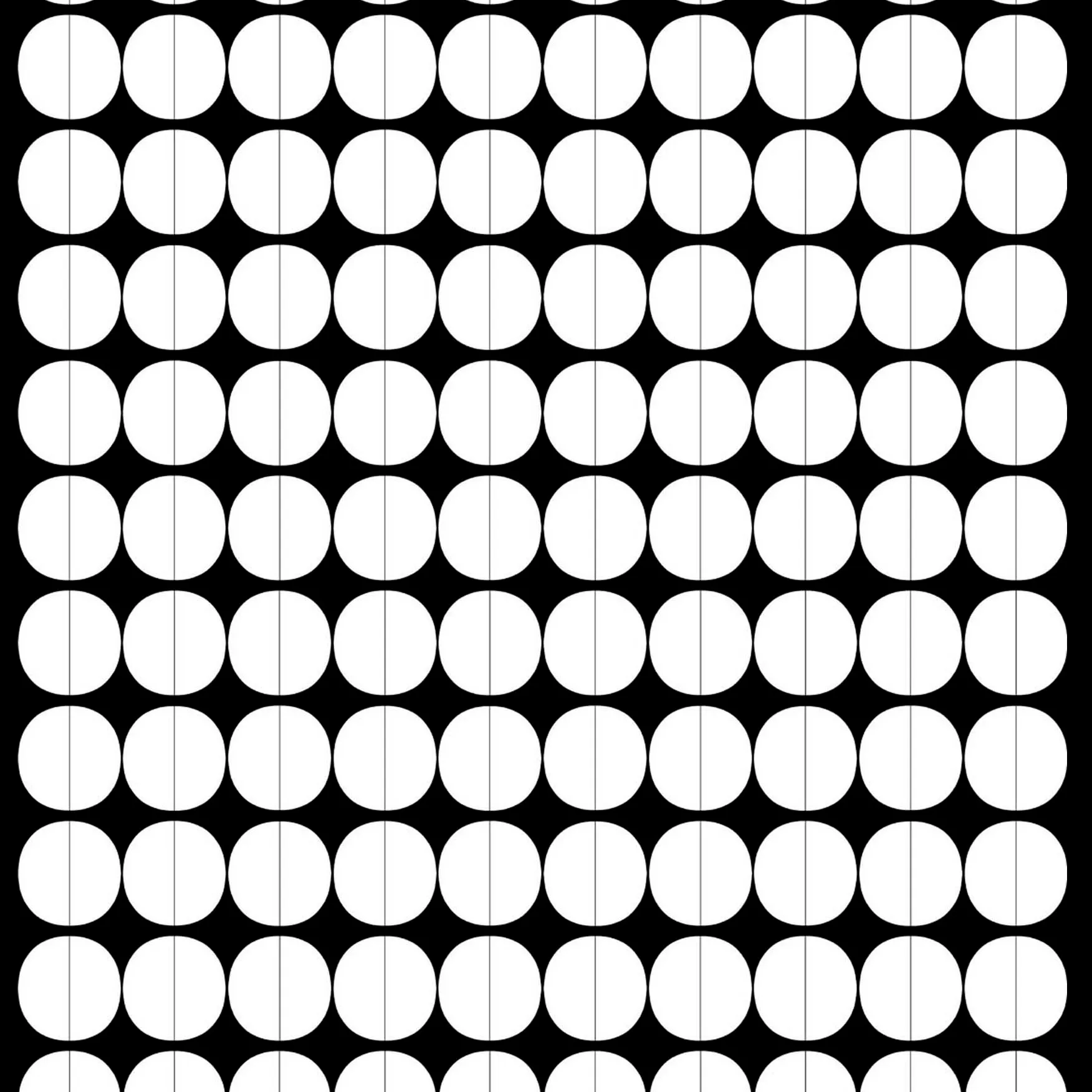 Tela Lane, círculos blancos Arvidssons Textil