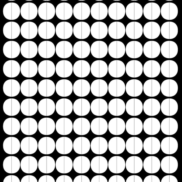 Tela Lane - círculos blancos - Arvidssons Textil