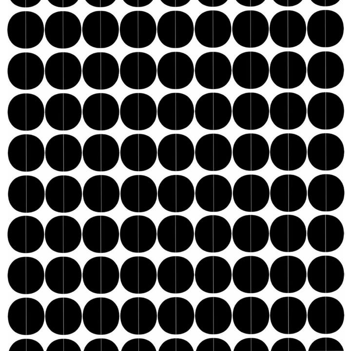Tela Lane - círculos negros - Arvidssons Textil
