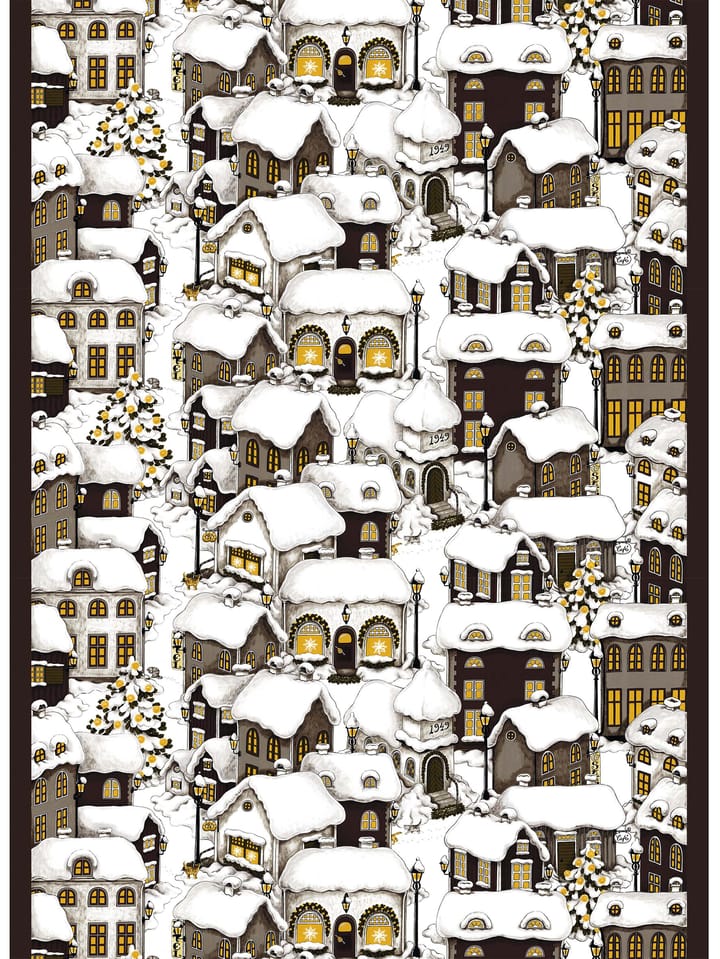 Tela Lyckeby - marrón - Arvidssons Textil
