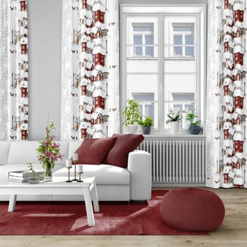 Tela Mikkel - Offwhite-gris-rojo - Arvidssons Textil