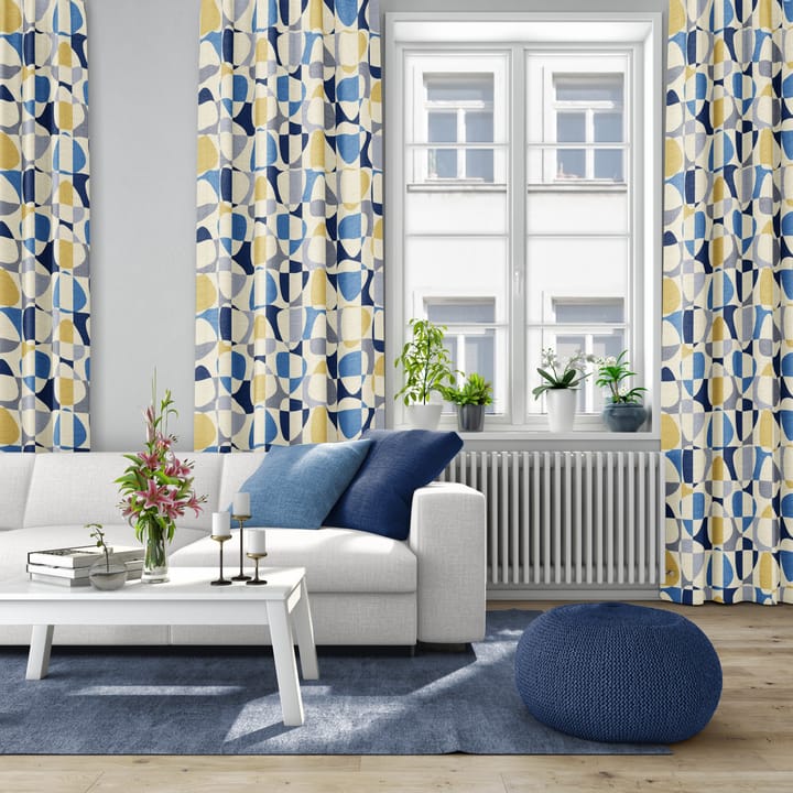 Tela Mosaik - azul - Arvidssons Textil