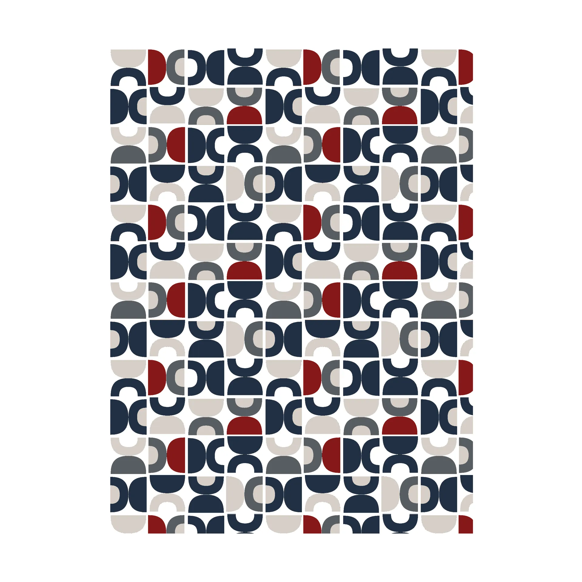 Tela Spiraldans, Azul Arvidssons Textil