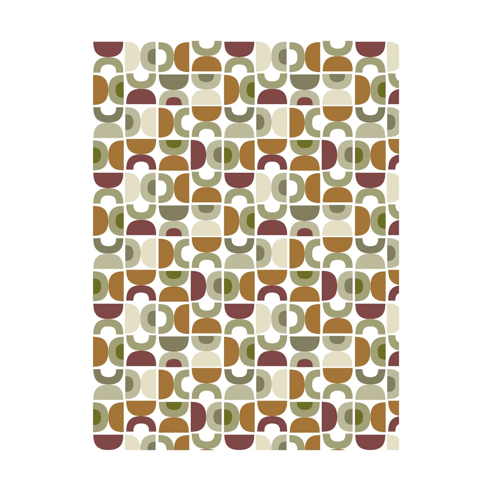 Tela Spiraldans, Beige Arvidssons Textil