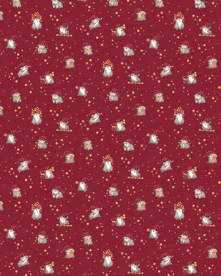 Tela Stjärnglans, rojo Arvidssons Textil