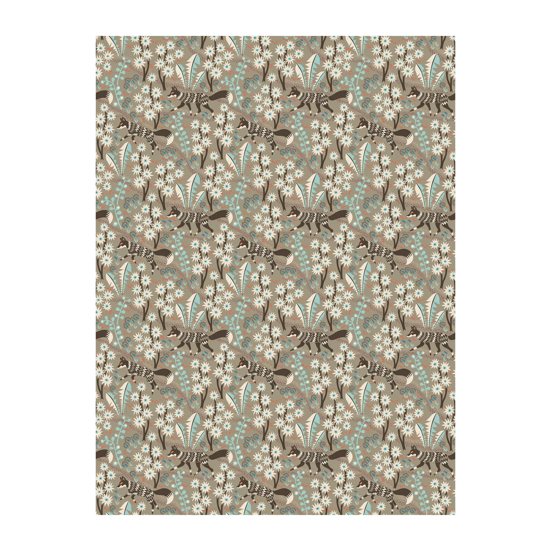 Tela Stjärnspeja, Marrón Arvidssons Textil
