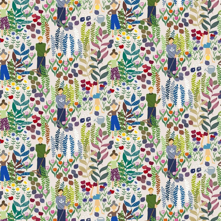 Tela Trädgård - blanco - Arvidssons Textil