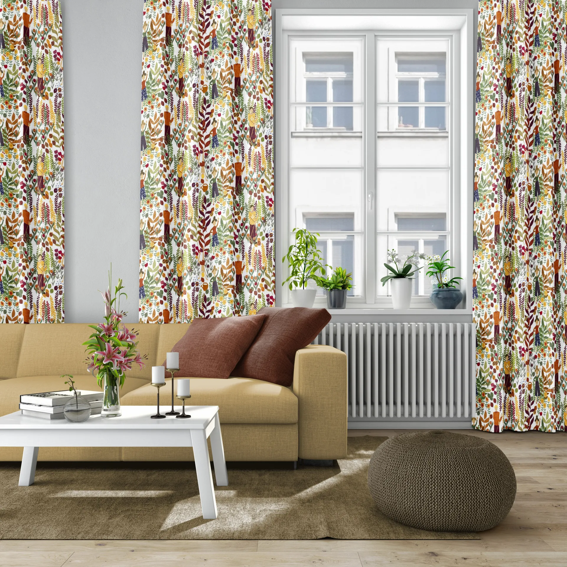 Tela Trädgård, óxido Arvidssons Textil