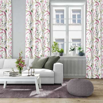 Tela Trädgårdsblom - Rosa - Arvidssons Textil