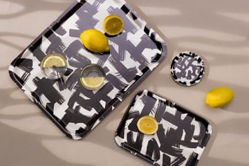 4 Posavasos Kryss Ø11 cm - Black-white - Åry Home