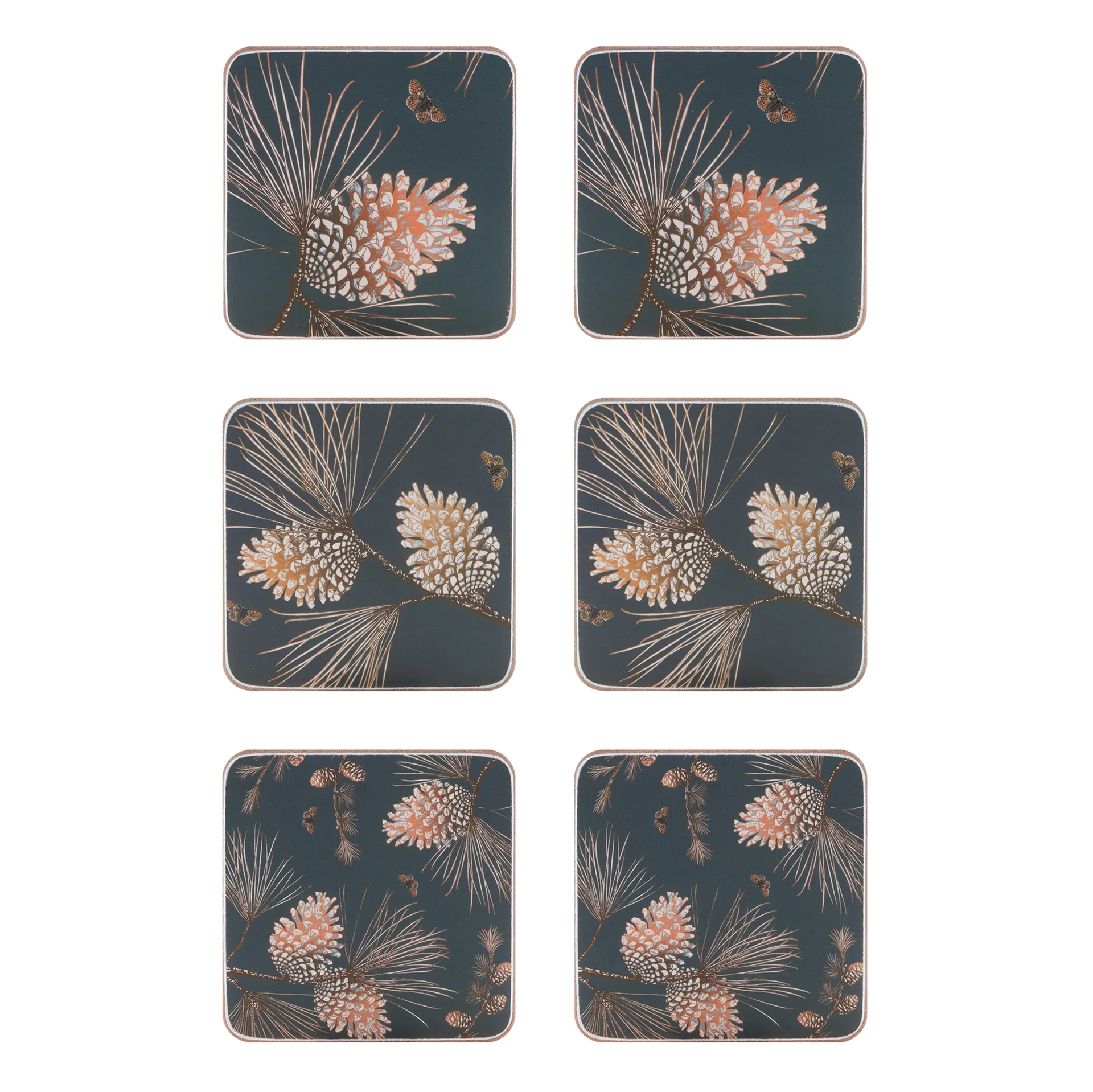 6 Posavasos Pine Cone, Thunder Åry Home