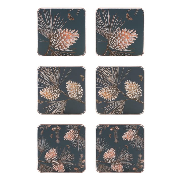 6 Posavasos Pine Cone - Thunder - Åry Home