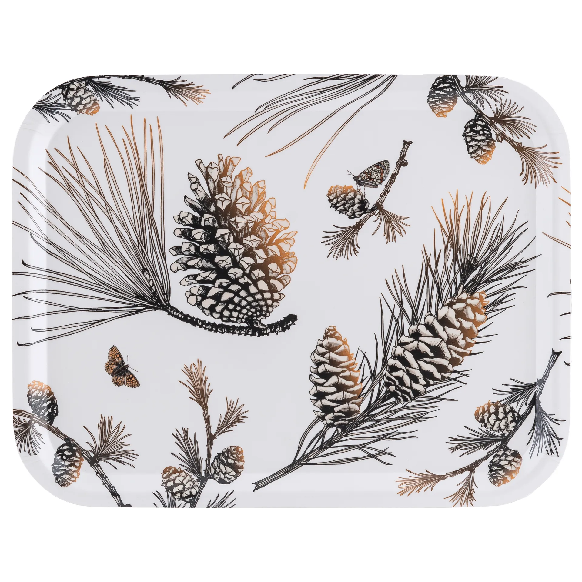 Bandeja Pine Cone 28x36 cm, Cotton white Åry Home
