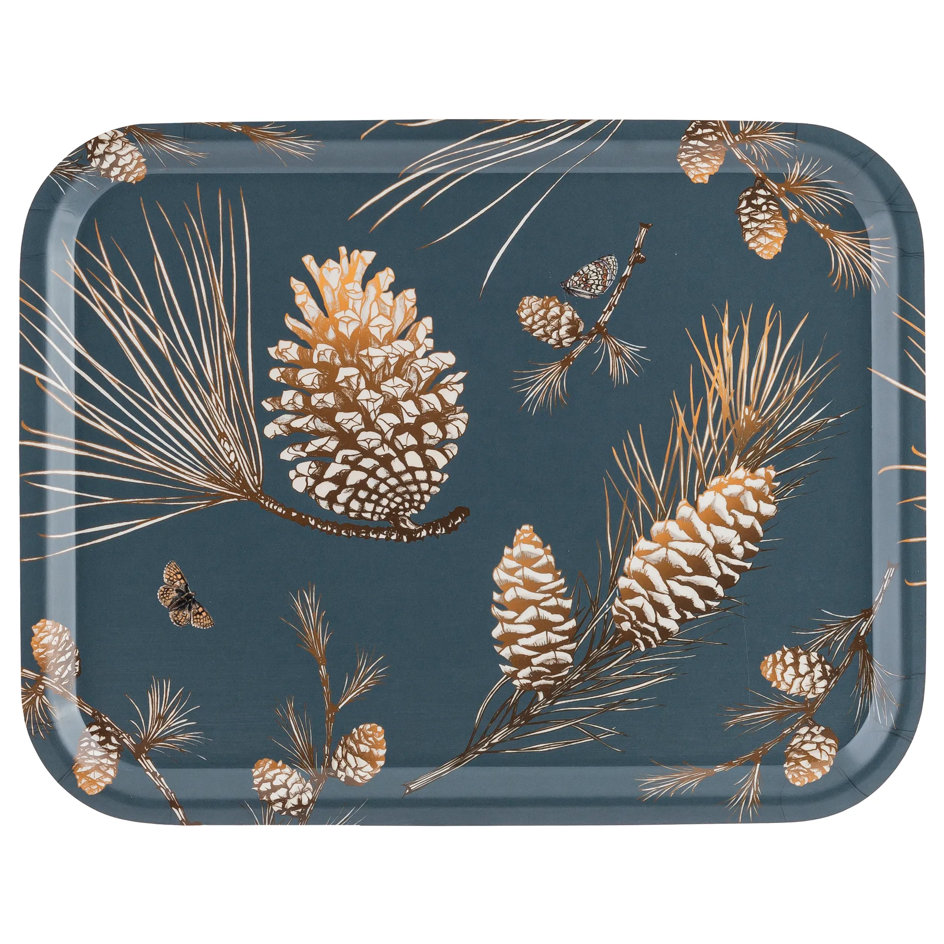Bandeja Pine Cone 28x36 cm, Thunder blue Åry Home